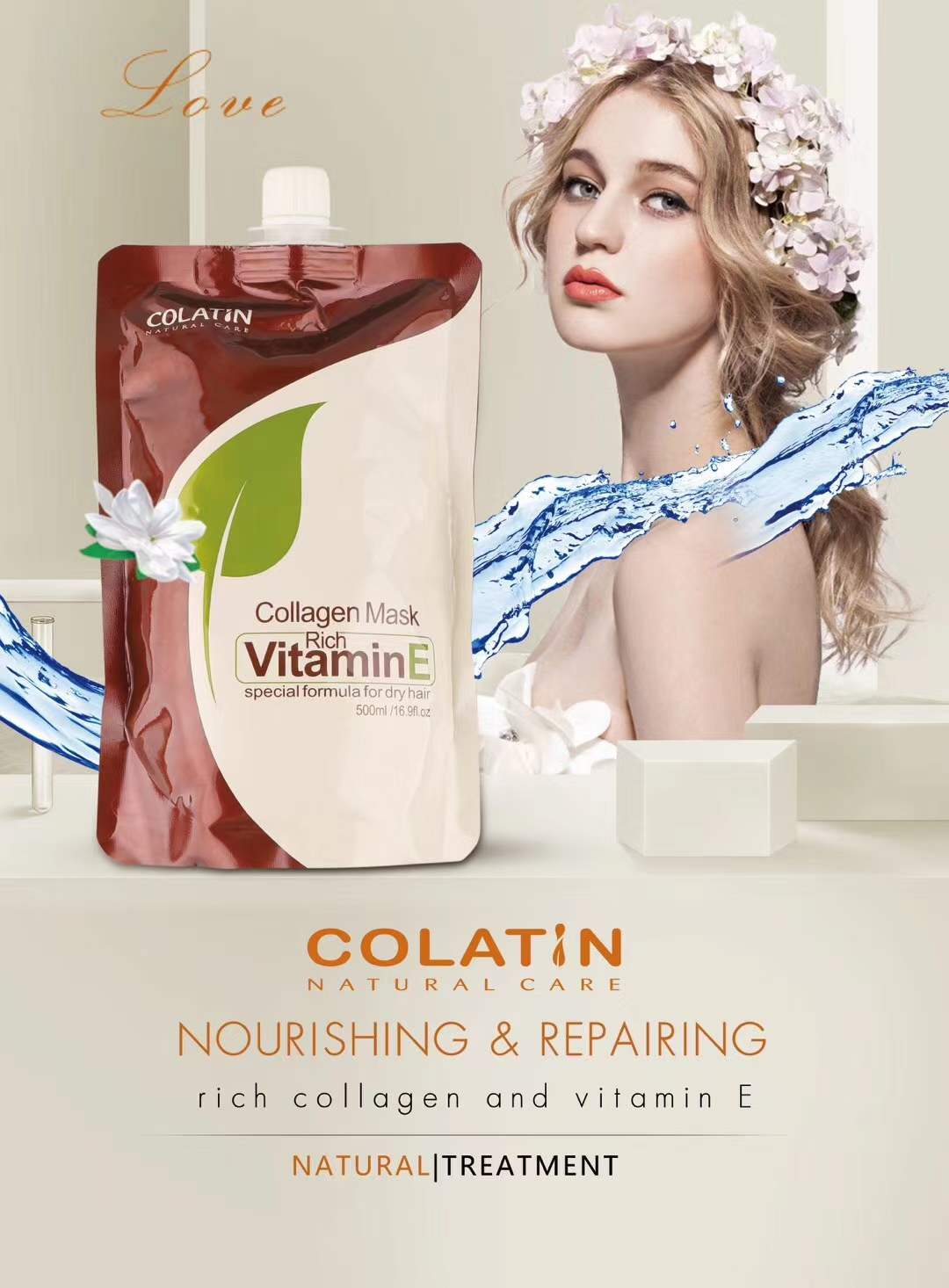 COLATIN Keratin Mask 500ml Vitamin E Collagen | Lazada PH