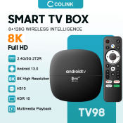 TV98 ATV Android TV Box - 8K, Voice Remote, Netflix
