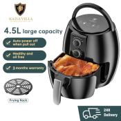 Kaisa Villa Air fryer 4.5L 5.5L 6.5L air fryer electric Fryer oil free non stick frying pan air fryer air fryer french fries air fryer fried chicken air fryer kitchen air fryer home air fryer electric Fryer oil free non stick frying pan air fryer A1