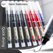 Hami Quick-Drying 0.5mm Gel Pen - Black, Blue, Red