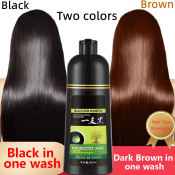 YAGUAN Herbal Hair Dye Shampoo: Instantly Turn White Hair Black