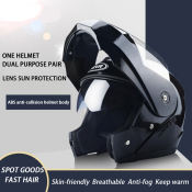 NW Full Face Motorcycle Helmet - Anti-fog, Dual-lens, Sunscreen