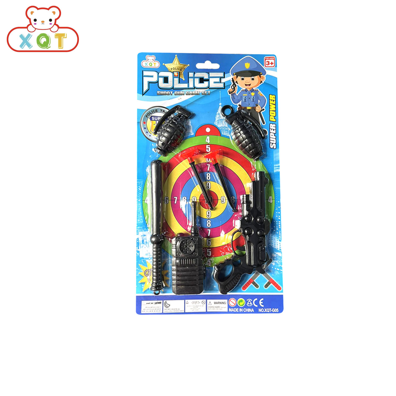 Brigamo P99 Pistolet jouet de police pour enfant : : Jeux et Jouets