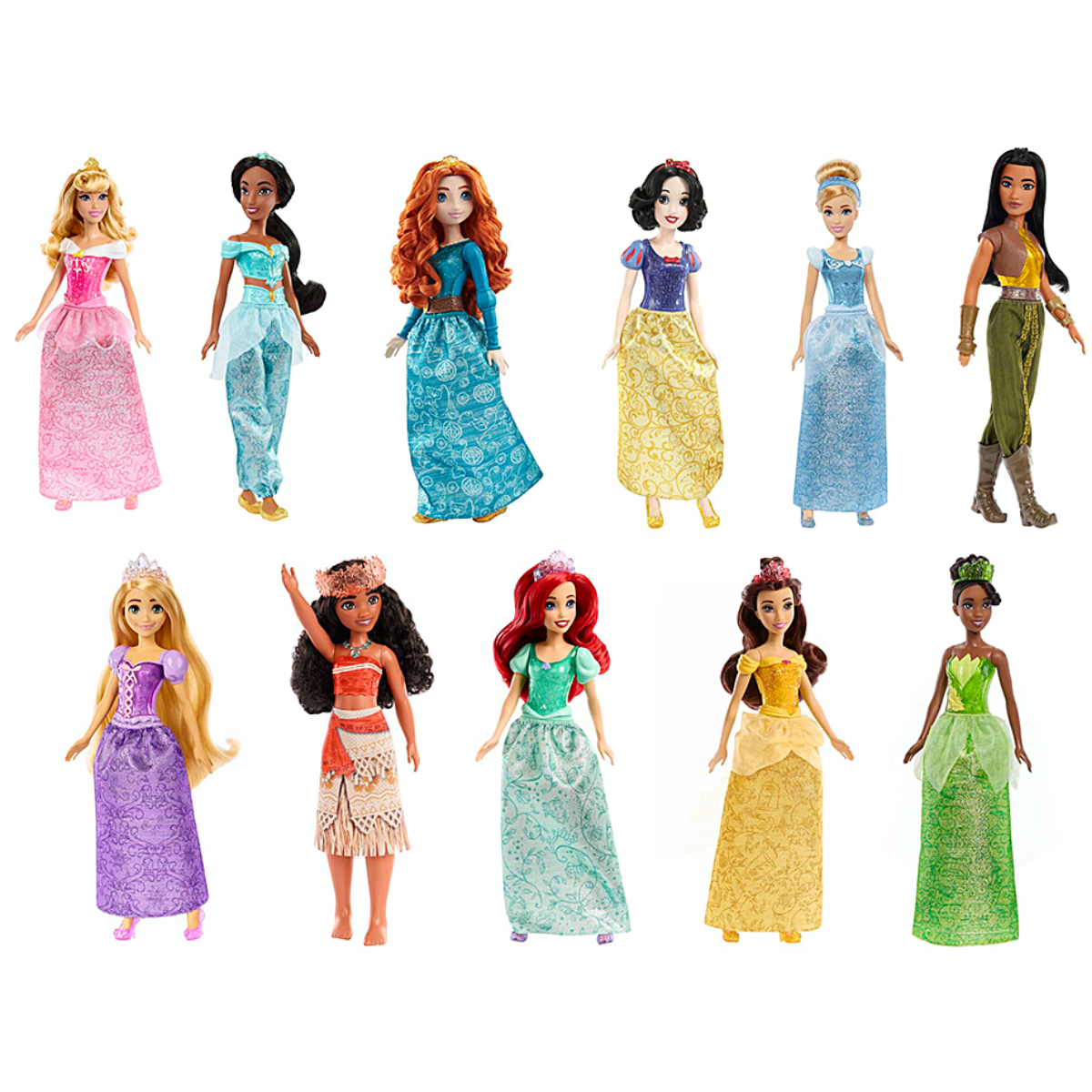 Set Of Dolls 30cm DISNEY PRINCESS Ultimate Dress Pack Original HASBRO ...