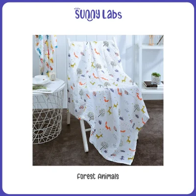 Sunny Labs So Snuggly™ Muslin Swaddle - 70% Bamboo + 30% Cotton (Baby Swaddle Receiving Blanket) (4)