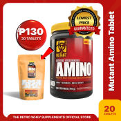 Retro Whey Mutant Amino Tablets, 20 Tab Retail Pack