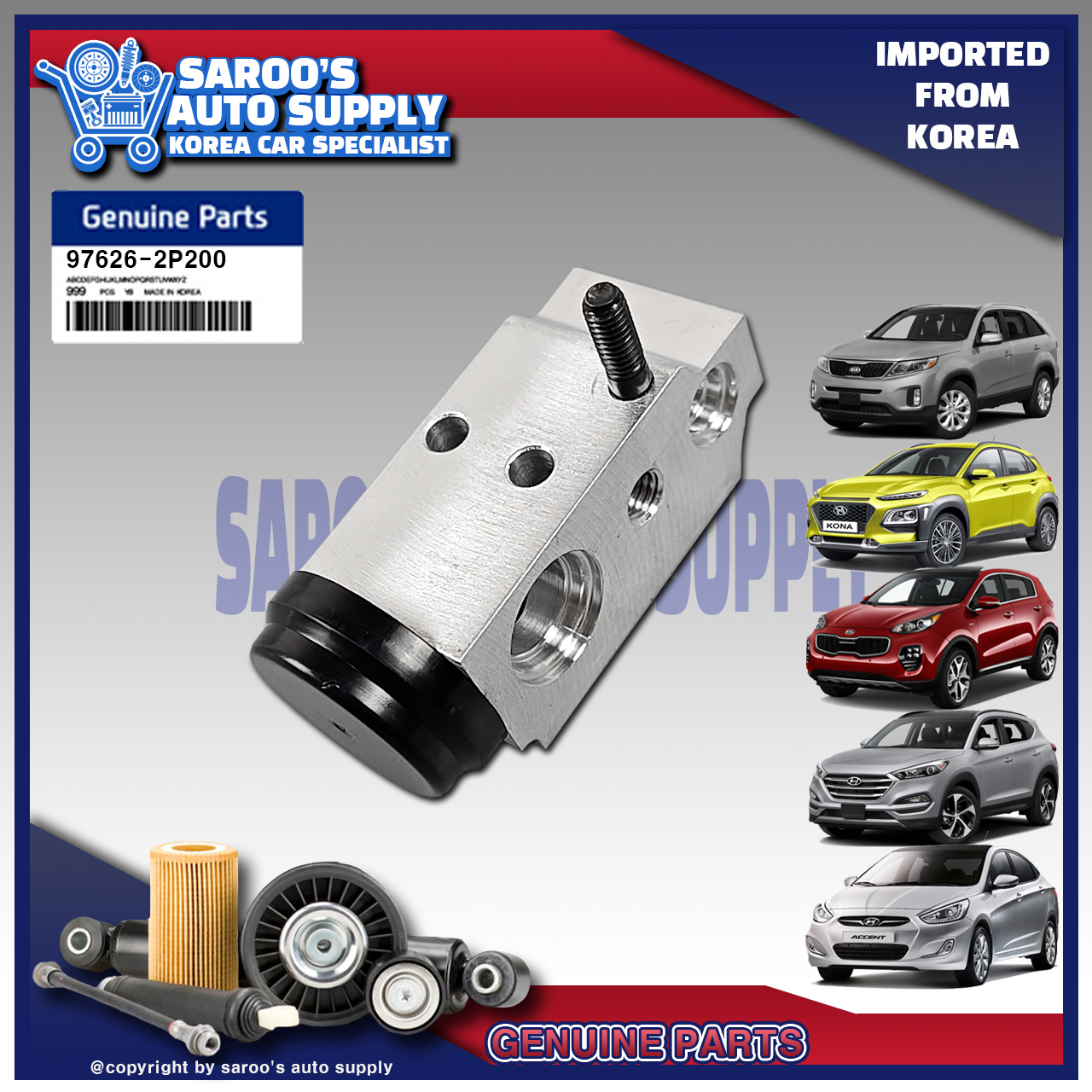 Genuine] Expansion Valve For Accent (11-18) ,Tucson (16-22