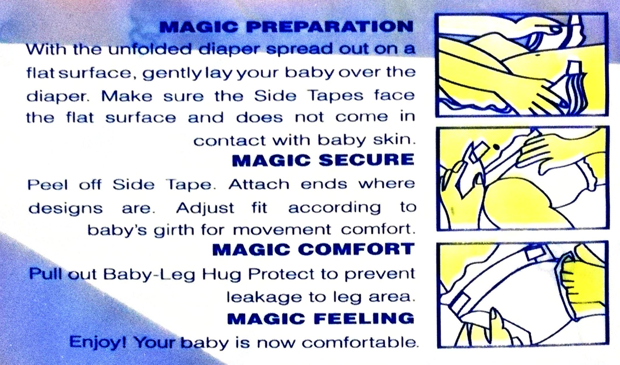 magic dry diaper price