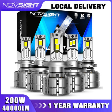 Novsight A500 LED Headlight Bulbs - 40000LM - 6500k