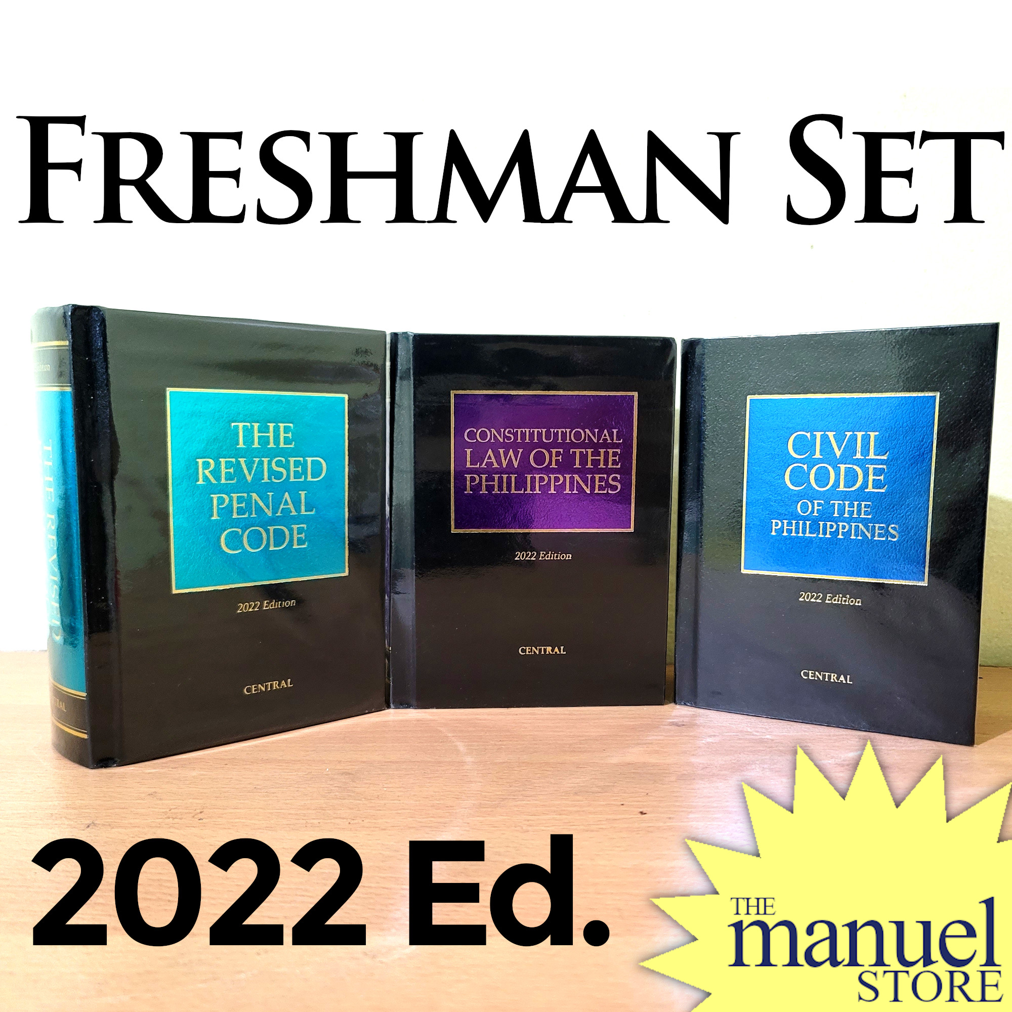 Codal set central 2022 civil revised penal code rpc constitution