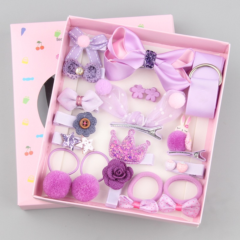 18pcs per set Korean Floral Hair Clip Set Kids Cute Hairpin Children Hairband Hair Clips Baby Girl Hair Accessories with box Fabric Hair Clips For Girls - Lazada | Lazada Philippines