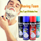 Barbasol Men's Shaving Cream Foam and Aftershave Gel