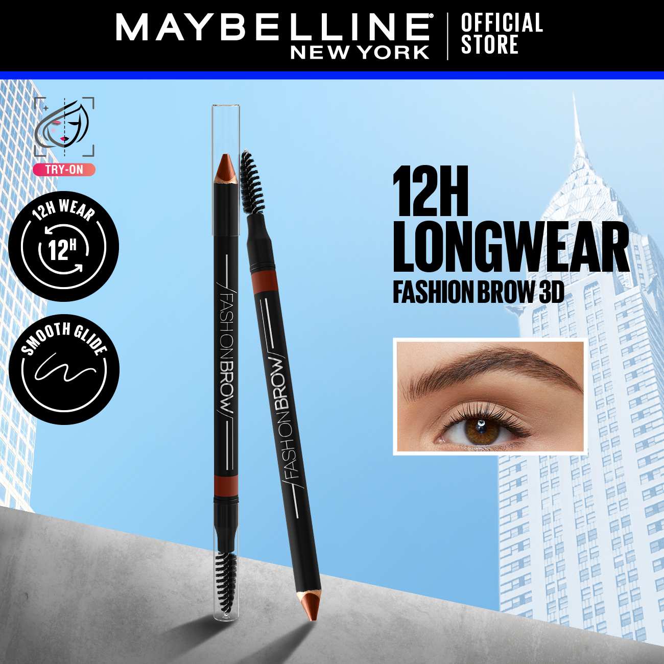 Discount on Maybelline  shoes - SKU: 2-In-1 Pencil - [Shaping] By Maybelline Fashion Brow Makeup