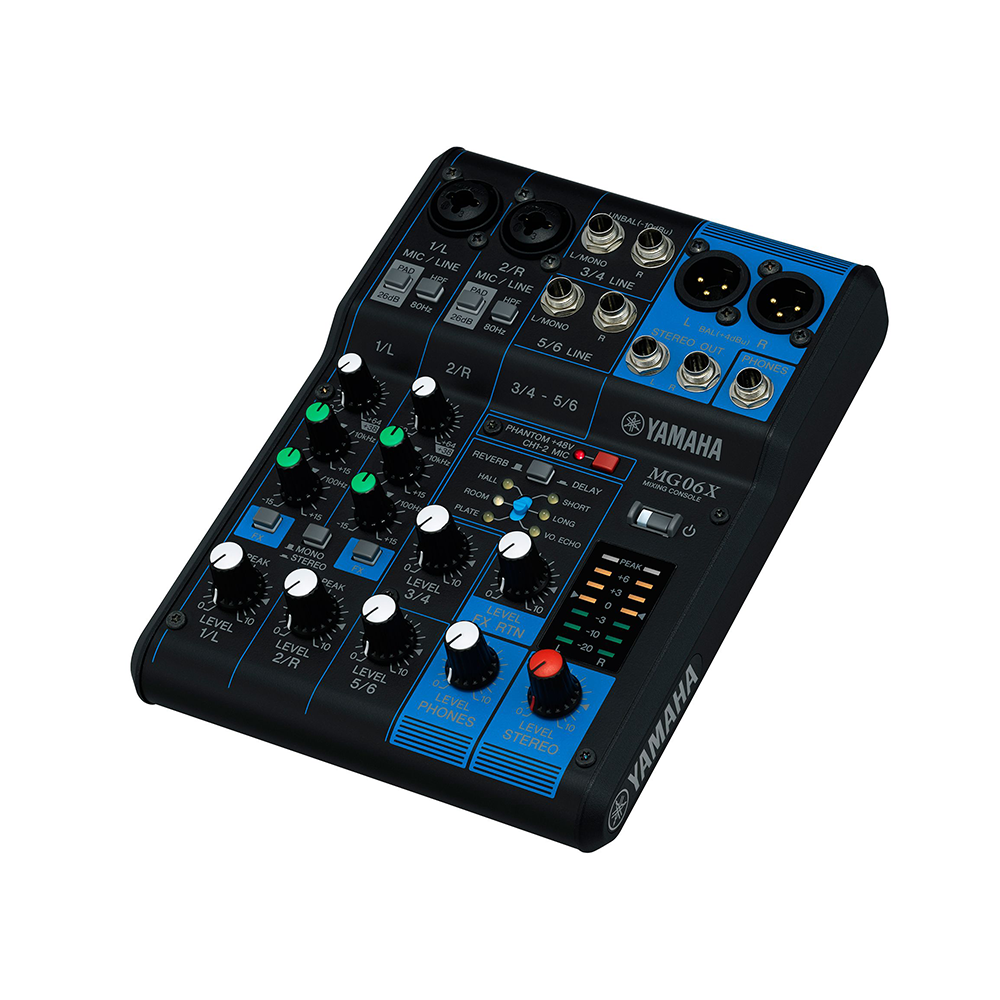 Table de mixage YAMAHA MG06X – 6 canaux avec effets SPX main image 1