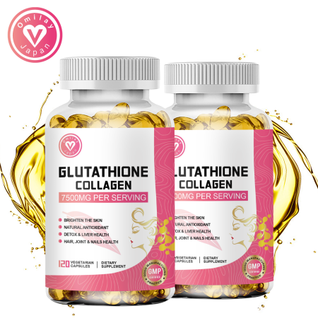 Omilay Glutathione & Collagen Capsules for Skin Brightening and Anti-Aging