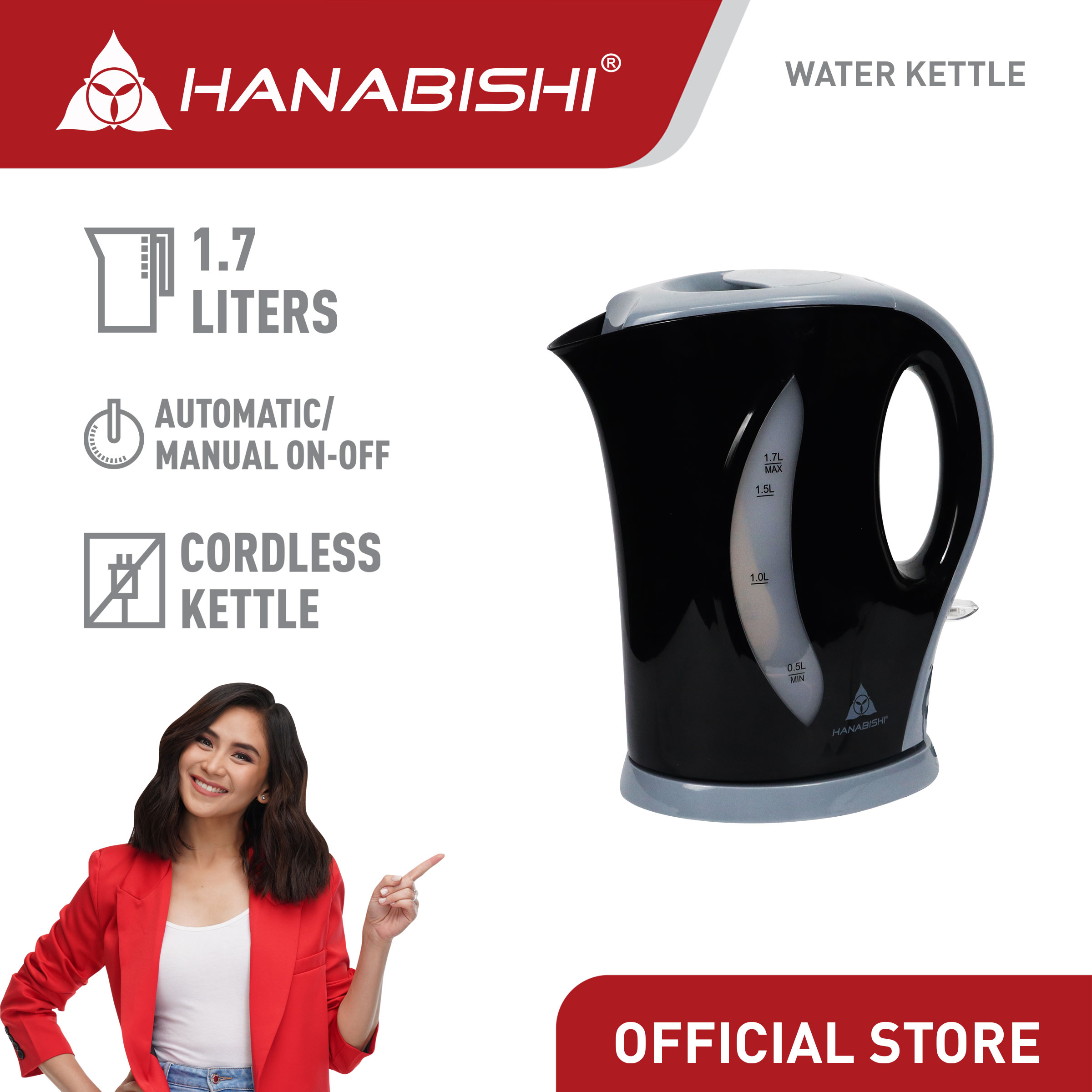 Hanabishi hot sale multifunction kettle