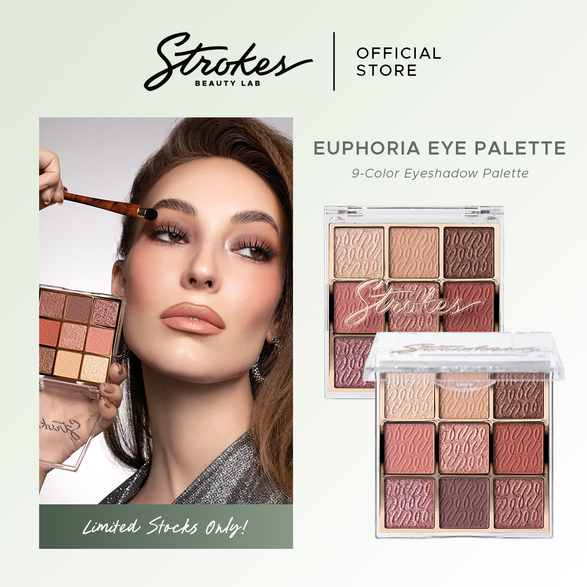 Discount on Strokes Beauty Lab  shoes - SKU: Strokes Euphoria Eye Palette [ 9-color Eyeshadow Palette ]