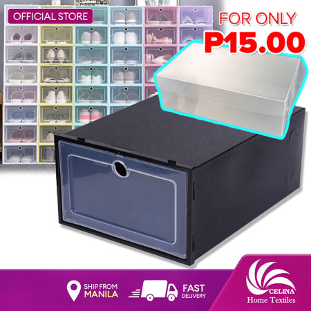 Colorful Plastic Shoe Box Drawer Organizer by 