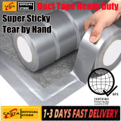 Heavy Duty Silver Duct Tape for DIY Repairs (Brand: FlexTape)