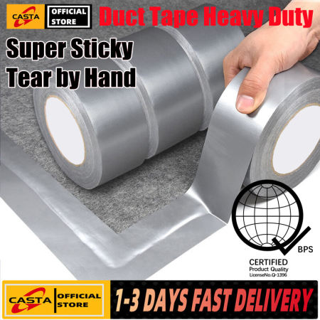 Heavy Duty Silver Duct Tape for DIY Repairs (Brand: FlexTape)