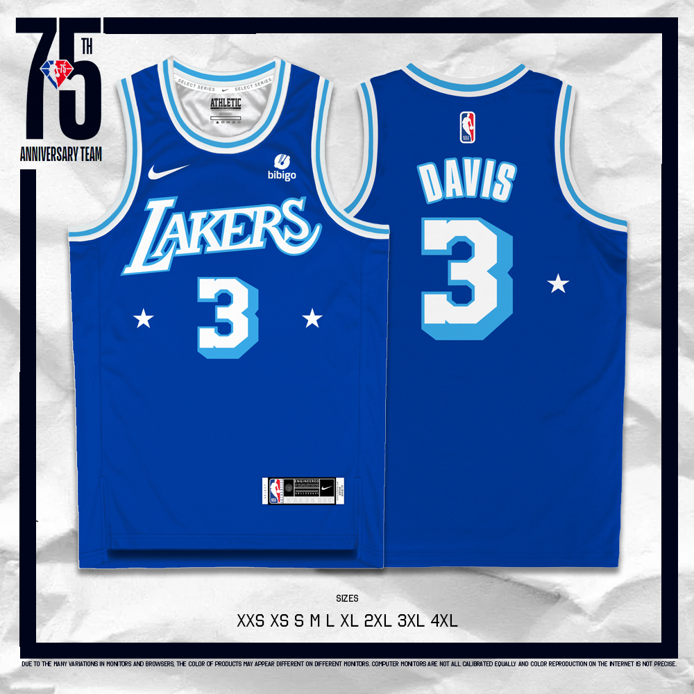 75th Anniversary IRVING #11 Los Angeles Lakers White NBA Jersey