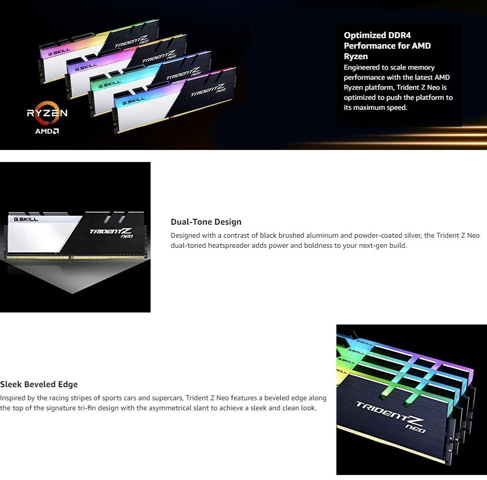 Buy G.Skill Trident Z NEO Series 32GB (2 x 16GB) 288-Pin SDRAM PC4