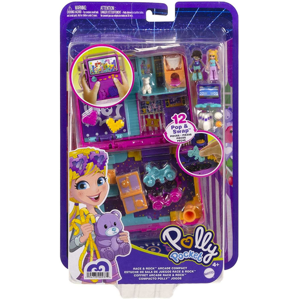 Polly Pocket Playset: Friends Compact With 6 Dolls and 9 Accessories – Lay  it Flat Publishing Group