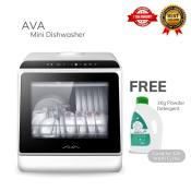 AVA Mini Dishwasher - Countertop Tabletop Machine with Drying