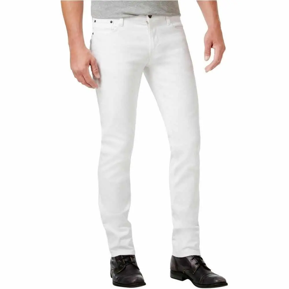 white skinny pants mens