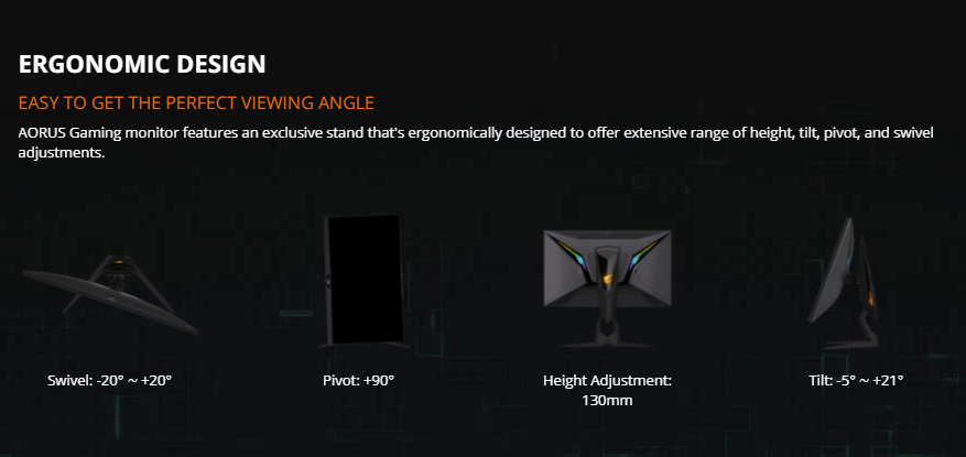 AORUS FI27Q-X 27" 240Hz 1440P HBR3, Adaptive-Sync, FreeSync Premium, G-Sync Compatible, SS IPS Gaming Monitor, Exclusive Built-in ANC, 2560 x 1440, 0.3ms Response Time, HDR, 93% DCI-P3, 1x DisplayPort 1.4, 2x HDMI 2.0, 2x USB 3.0 GP-FI27Q-X-AP