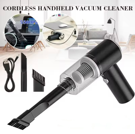 3-in-1 Wireless Portable Vacuum Cleaner for Dusting and Inflating