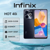 Infinix Hot 40i cellphone original big sale android phone smartphone 12GB+512GB cheap mobile 7.5 inch gaming phone lowest price cellphone free shipping Cheap phone