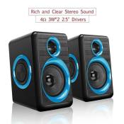 Multimedia Laptop PC Speaker with Surround Sound and Subwoofer