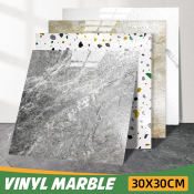 Marble Vinyl Flooring Sticker - Waterproof Self Adhesive Tiles