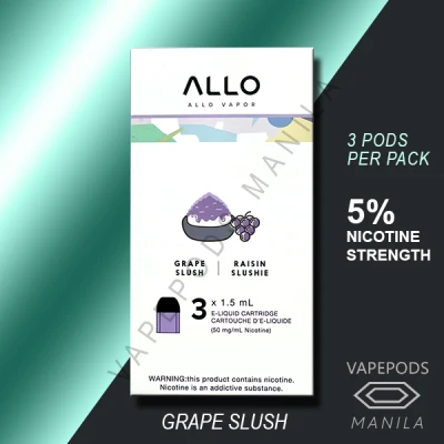 Allo Pods 50mg / 5% Nic Level - 3pcs per pack - For Allo Vape Devices only (8)