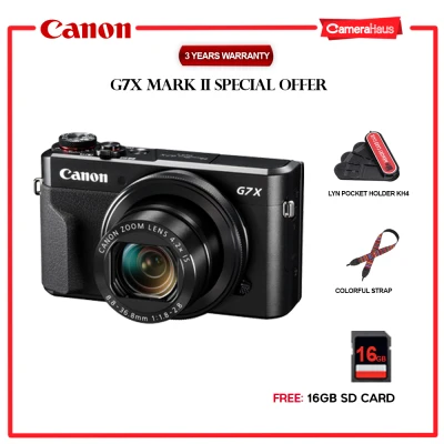 CAMERAHAUS - Canon PowerShot G7X Mark II 20.2 Megapixel (2)