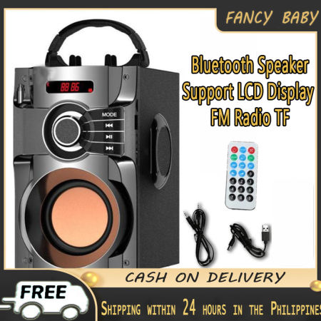 Big Power Bluetooth Speaker with Heavy Bass and FM Radio