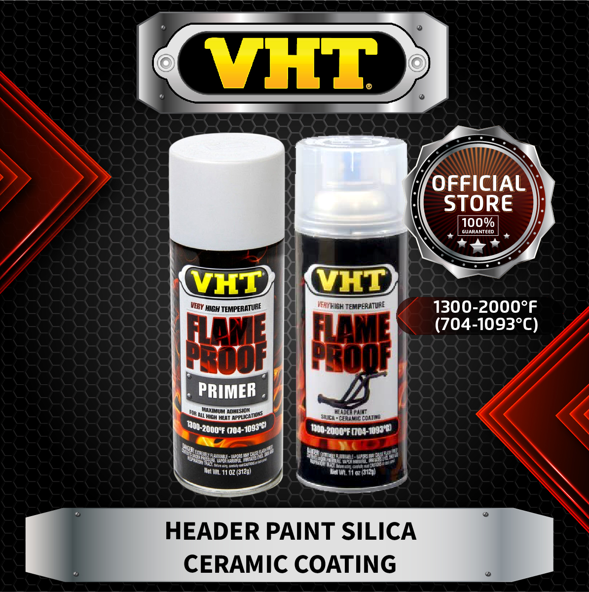 VHT SP118, Flameproof Flat White Primer