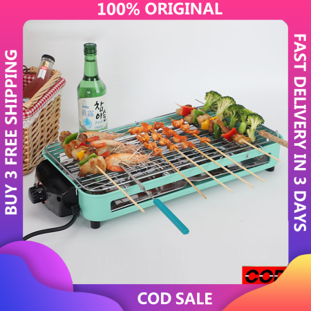 Compact Electric BBQ Grill by Shabu-Shabu, Smokeless Indoor Cooking