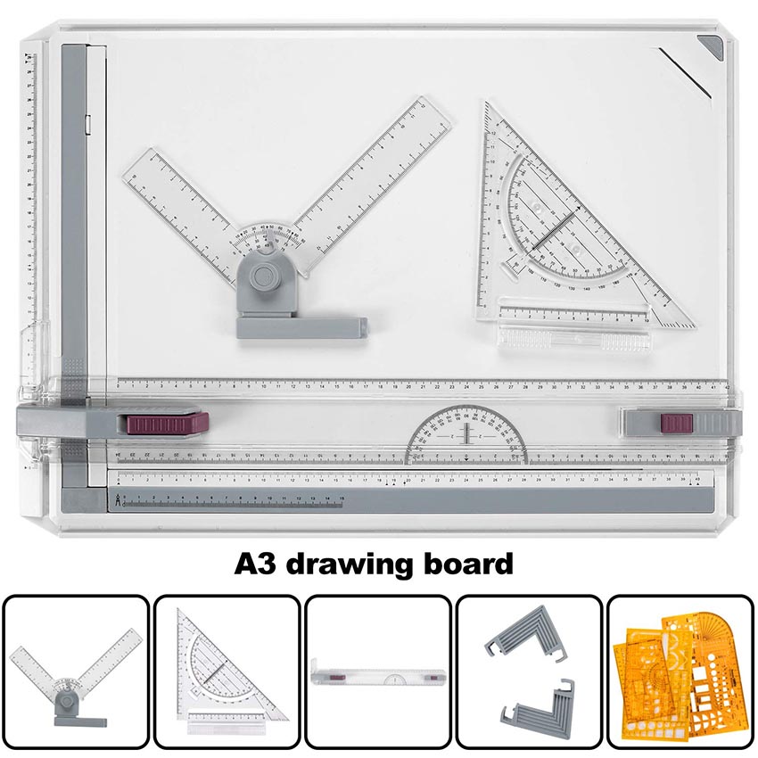 Metric A3 Drawing Board Drafting Table Multifunctional Drawing Board Table