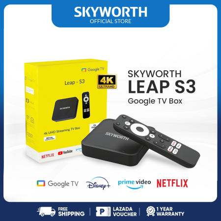 Skyworth LEAP S3 4K Ultra HD Google TV Box