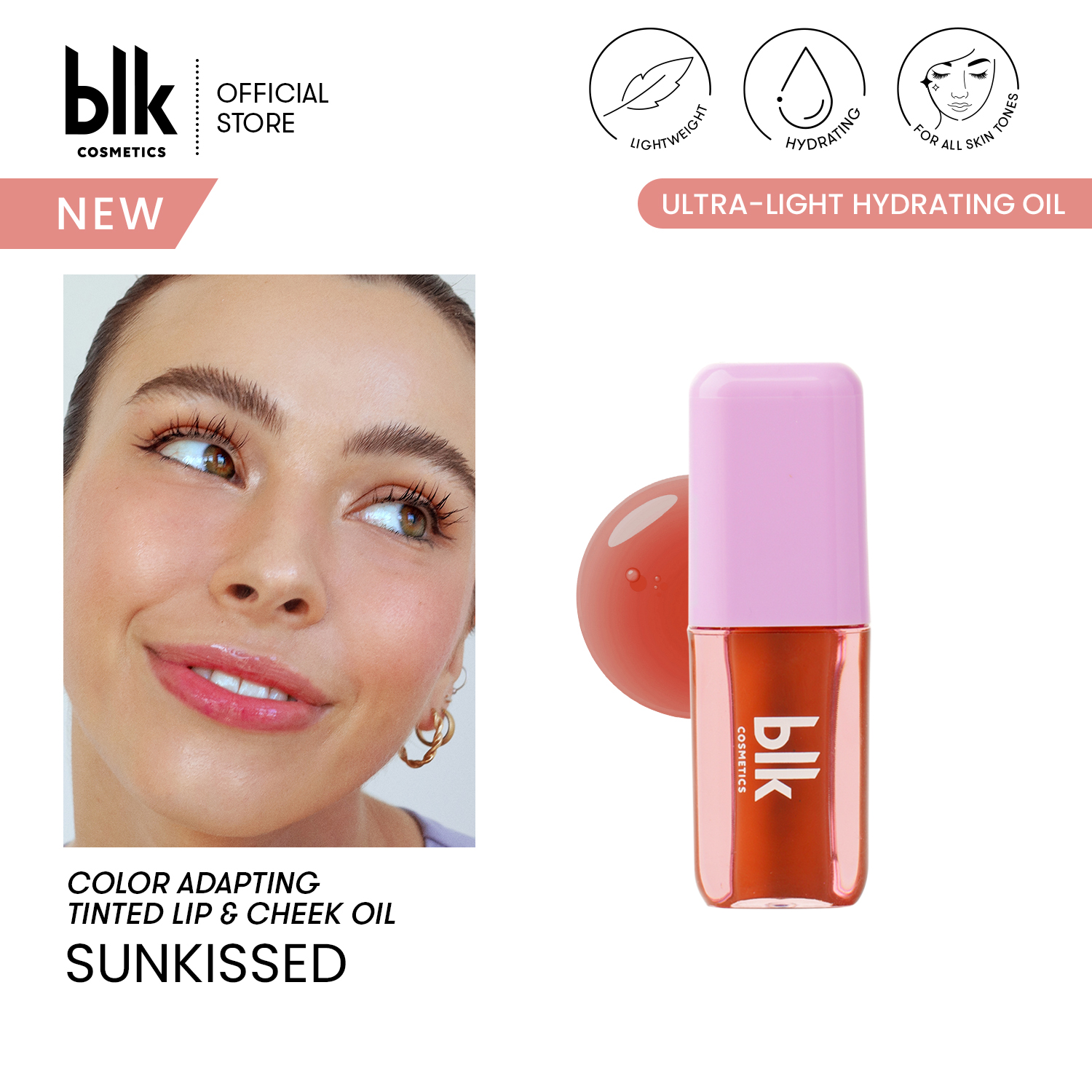 Discount on Blk Cosmetics  shoes - SKU: Blk Fresh Color Adapting Lip And Cheek Oil Sunkissed