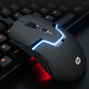 HP Gaming Mouse with Rainbow LED Light, Silent and High Performance