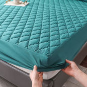 Waterproof Quilted Cotton Mattress Pad by OEM Premium Quality