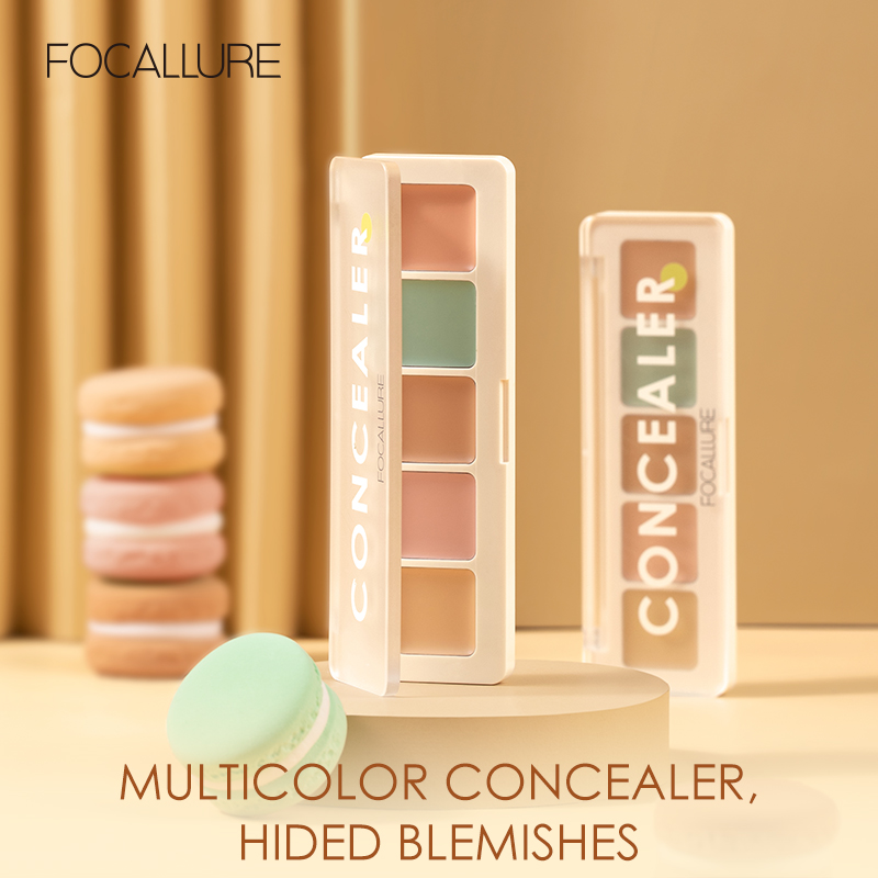 Discount on Focallure  shoes - SKU:  Multicolor Concealer High Cover But Non-Cakey Long-Lasting Face Makeup