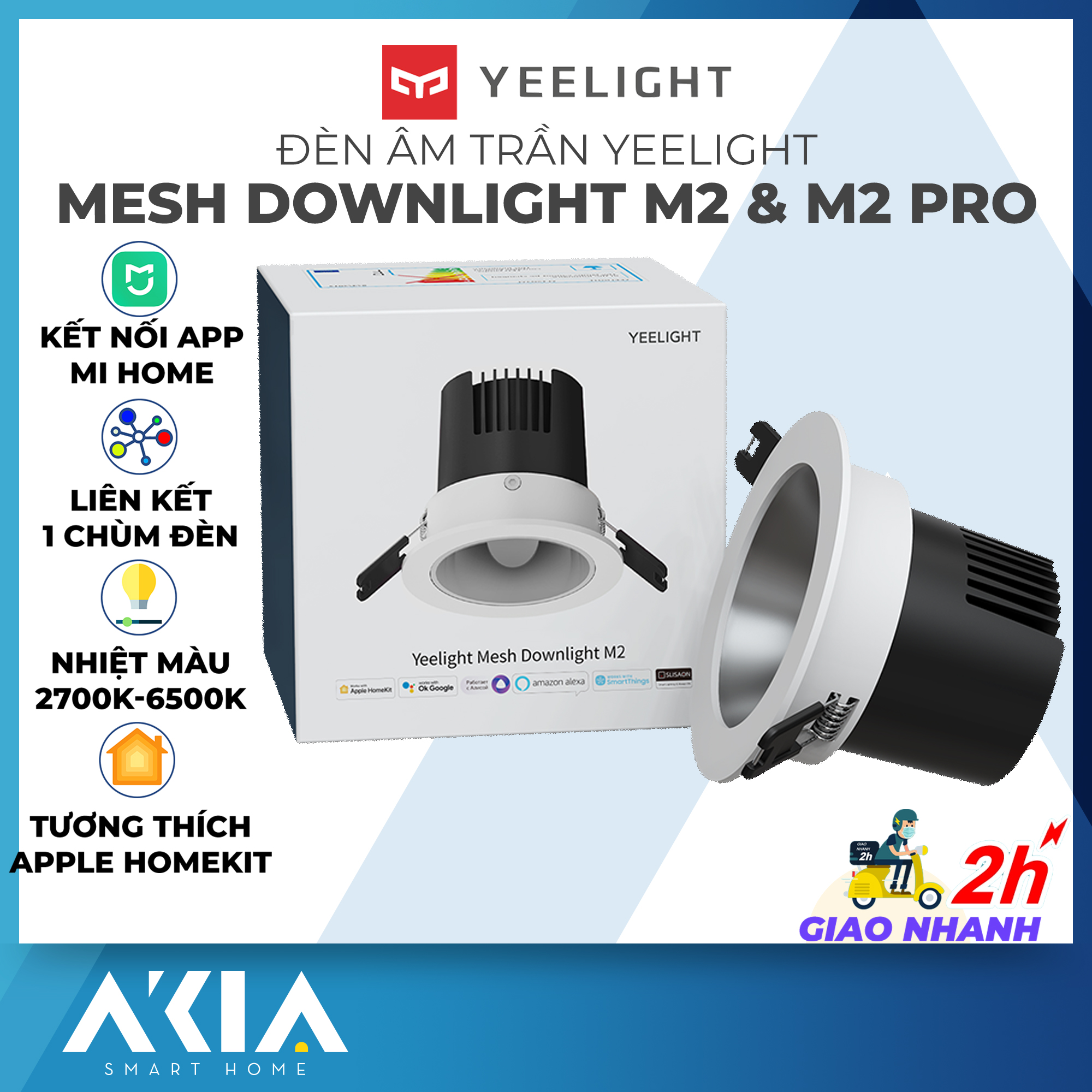 Recessed downlight Spotlight ceiling sound Yeelight M2 M2 pro