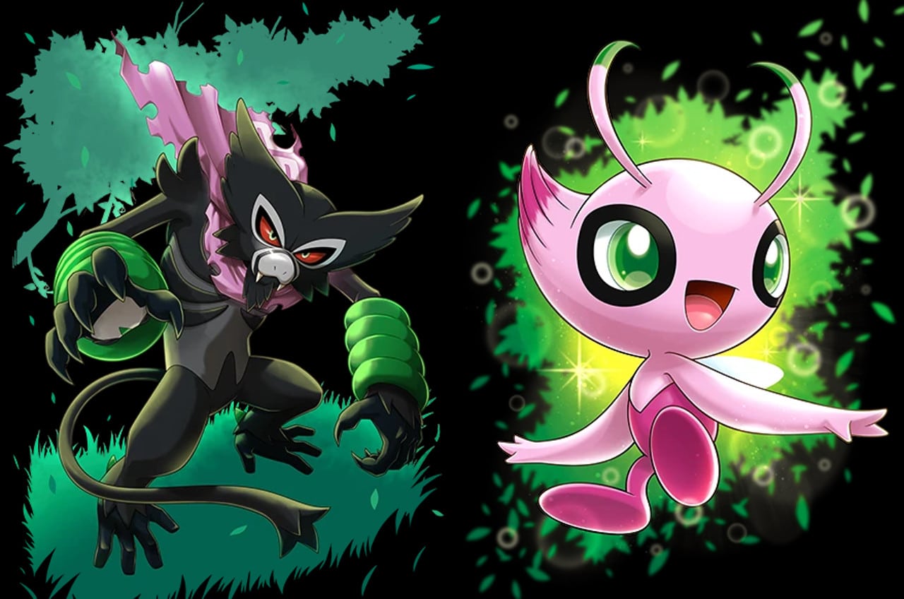 Dada Zarude and Shiny Celebi Online Distribution