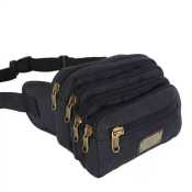 Diesel Men's Belt Bag with Multiple Compartments and Large Capacity
