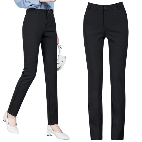 Size 0 Arden B. Full Length Flare Black Slacks Professional Work Pants  Women 0 | eBay