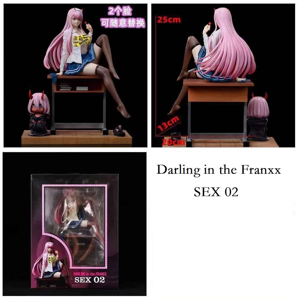 Darling In The Franxx Zero Two Sex 02 With Table Collectible Figure |  Lazada PH